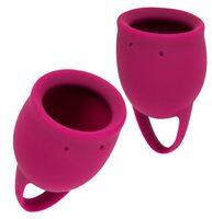 LOLA GAMES Set de cupe menstruale Natural Wellness Bujor roșu - 2 bucăți