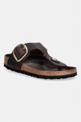 Birkenstock șlapi pentru femei, din piele Gizeh Big Buckle Oiled Leather 9BY2-KLDZY2_89X (1032934)