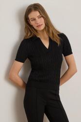 Ralph Lauren pulover cu mânecă scurtă pentru femei, cu vâscoză 9BY2-SWDZUB_99X (200P14041)