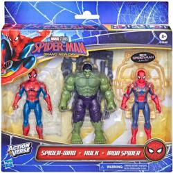 Hasbro Marvel: Spider-Man - Brand New Day - Spider-Man, Hulk & Iron Spider Figures Figurina