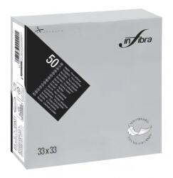 INFIBRA Szalvéta INFIBRA 2 rétegű 33x33 cm szürke 50 lapos - vectraline