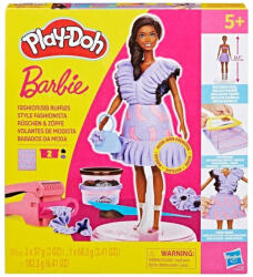 Hasbro Barbie Fashionista Ruffles ruhatervező gyurmaszett Barbie babával (G1354_G1359)