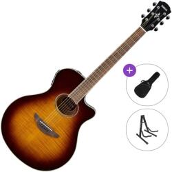 Yamaha APX600FM Standard SET Tobacco Brown Sunburst Chitară electro-acustică Jumbo