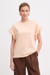 Twinset t-shirt női - narancssárga S - answear - 29 990 Ft