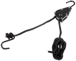 MFH Ratchet Tie Down tartó zsinór 9 mm x 2 m - Black (2809427)