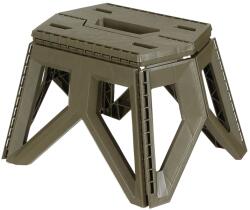 MFH Fox Outdoor Camping Stool összecsukható kempingszék 24 cm - Olive (2856929)