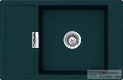 SCHOCK Mono D-100XS CRISTADUR® Ivy 780 x 510 mm, gránit kompozit konyhai mosogató, intenzív sötétzöld MOND100XIVY (MOND100XIVY)