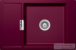 SCHOCK Mono D-100XS CRISTADUR® Berry 780 x 510 mm, gránit kompozit konyhai mosogató, bogyószín MOND100XIVY (MOND100XBERR)