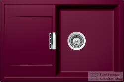 SCHOCK Mono D-100 CRISTADUR® Berry 765 x 510 mm, gránit kompozit konyhai mosogató, bogyószín MOND100BERR (MOND100BERR)