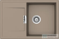 SCHOCK Mono D-100 CRISTADUR® Twilight 765 x 510 mm, gránit kompozit konyhai mosogató, Taupe szürke MOND100TWIL (MOND100TWIL)