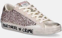 Crime London bőr sportcipő DISTRESSED - bézs Női 39