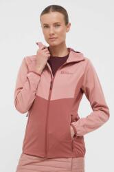 Jack Wolfskin szabadidős kabát Go Hike Softshell - rózsaszín XS