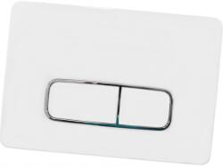 Aquatech Öblítőgomb M fehér króm Alcaplast Alcadrain wc-hez (M biały chrom)