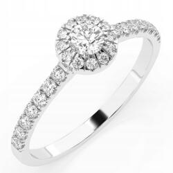 ESSYA 925 Ezüst Gyűrű Gyémántokkal 0, 45 Ct Lab Essya (101-10095(3.7)-925-LAB-WHT)