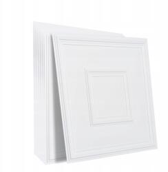 SucceBuy Mennyezeti Főzőlap 12db 605x605MM Geometrikus Gyorsan Tisztítható (THBZPVCB12J2B)