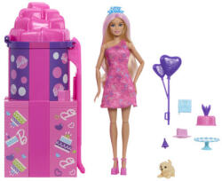 Mattel Barbie party reveal meglepetés szett csúszdával 36830