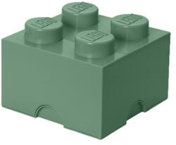 NHG LEGO Tárolódoboz 2x2, homokzöld (5, 6 literes) (40031747)
