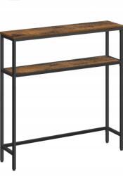 Songmics Konzol bemeneti konzolasztal 2 polc vízszintes 80 x 80 x 20cm (LNT130K01)
