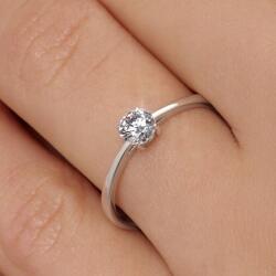 ESSYA 925 Ezüst Gyűrű Gyémánttal 0, 4 Ct Lab Essya (101-10012/1(4.7)-925-LAB-WHT)