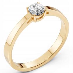 ESSYA 925 Ezüst Gyűrű Gyémánttal 0, 4 Ct Lab Essya (101-10012/1(4.7)-925-LAB-YEL)