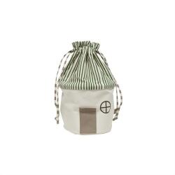 OYOY Mini Зелена/кремава текстилна детска кошница за играчки ø 26x40 cm Koya - OYOY Mini (M107613)