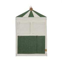 OYOY Mini Зелен/кремав текстилен висящ органайзер 40x1x60 cm Circus - OYOY Mini (M107780)