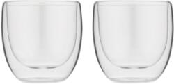 Origami Forever set de 2 pahare cu pereți dubli - 80 ml