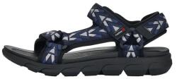 Rieker Sandale barbati, albastru, sport, textil, cu talpa joasa, Rieker 20802-14-Albastru (Marime: 42) (20802-14-Albastru-42)
