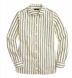  J. crew Ing Fehér Csíkos Rzlm Xxs