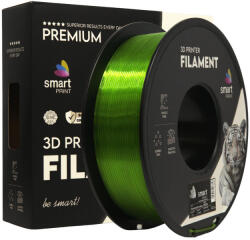 Smart Print PETG filament - Áttetsző Zöld, 1.75mm, 1kg