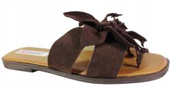 Seastar Női flip-flop papucs Seastar CK353 Barna Velúr Lapos Kényelmes Csokoládé 40 (CK353)