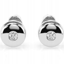 ESSYA 925 Ezüst Fülbevaló Gyémánttal 0, 08 Ct Lab Essya (102-10048-925-LAB-WHT)