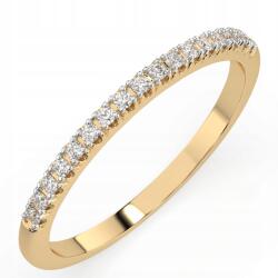 ESSYA 925 Ezüst Gyűrű Gyémántokkal 0, 14 Ct Lab Essya (101-10076-925-LAB-YEL)