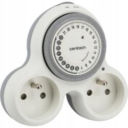  Zenitech Bolea - Biplite Programozó 2 x 16 A mechanikus időzítővel 3680 W (190735)
