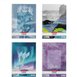 Herlitz Spirálfüzet A/4 70 Lapos Vonalas Whispering Nature Vegyes Minták (H400212875)