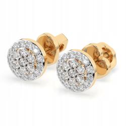 ESSYA 925 Ezüst Fülbevaló Gyémántokkal 0, 3 Ct Lab Essya (102-10072-925-LAB-YEL)