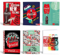 Mar-Mar Füzet Tűzött A/4 Négyzetrácsos 27-40 Coca-Cola Vegyes Mintákban (LC20453)