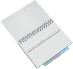 Astra Pap Spirálfüzet A/5 vonalas 100 Lapos Regiszteres Perforált Ombre Pasztell (V0109165)