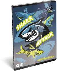 LIZZY Füzet Tűzött A/5 Szótár 31-32 32 Lapos Shark Attack (I7500173007)