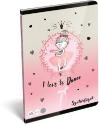 LIZZY Füzet Tűzött A/5 Szótár 31-32 32 Lapos Tiny Dancer Lovely Ballerina (I7500173003)