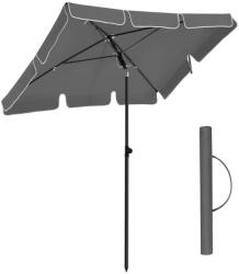 SONGMICS Napernyő erkélyre, dönthető, 2x1, 25 m, UPF 50+, szürke