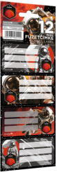 LizzySuli Füzetcímke 22x8 cm 12 Darab/Csomag Mars Mission (I7730001006)