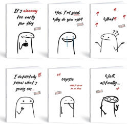 Mar-Mar Füzet Tűzött A/4 Sima 20-40 Meme Vegyes Mintákban (V0108878)