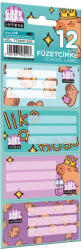 LizzySuli Füzetcímke 22x8 cm 12 Darab/Csomag Lollipop Capybara (I7730001000)