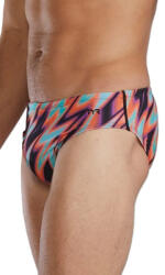 TYR Durafast Elite Brief Disarray Orange/Multi S - UK32