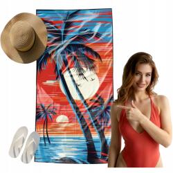 Cotton world Strandtörölköző Fürdőlepedő XXL 100x180 Gyorsan száradó Színes Strand Sunset (Ręcznik plażowy na leżak)