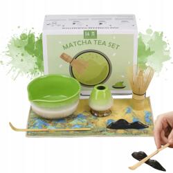  Komplett Matcha Szett Törölközőtartóval Autentikus Élmény (zestaw do robienia matchy)