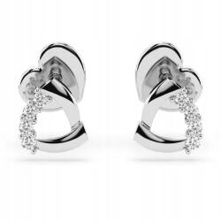 ESSYA 585 Arany Fülbevaló Gyémántokkal 0, 05 Ct Lab Essya (102-10061-585-LAB-WHT)