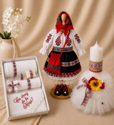 Magazin Traditional Set Traditional Botez - Costumas Trusou Lumanare Carmen 4
