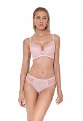 Alles Push-Up nagyítós csipkés melltartó Glossy Iris rózsaszín Alles 85B